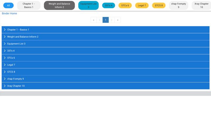 Auto FAA Binder Builder-Bluetail