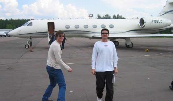 Jim Carrey's private jet