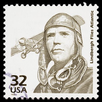 Bluetail-Charles-Lindbergh-postage-stamp Bluetail-Charles-Lindbergh-postage-stamp